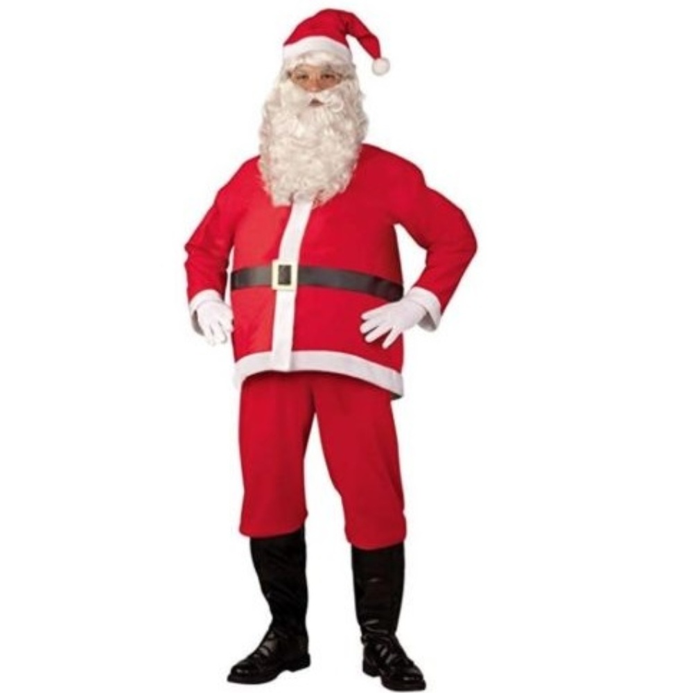 Santa Costume Adult Suit Claus Christmas Plus Stan - Picture 1 of 3